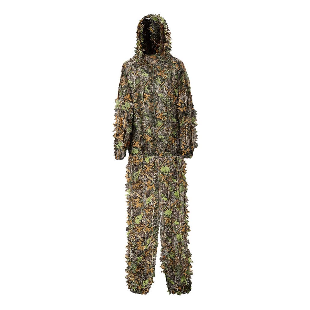 Actualización de Ghillie Traje al Aire Libre 3D Ligero liviano Ligero de Camuflaje de Camuflaje Jungle.