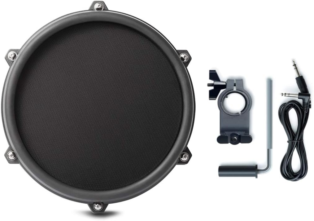 Alesis Nitro 8 Inch SINGLE-ZONE Mesh Tom Pad Expansion Pack- 8" Drum, Clamp, Cable - DMPad