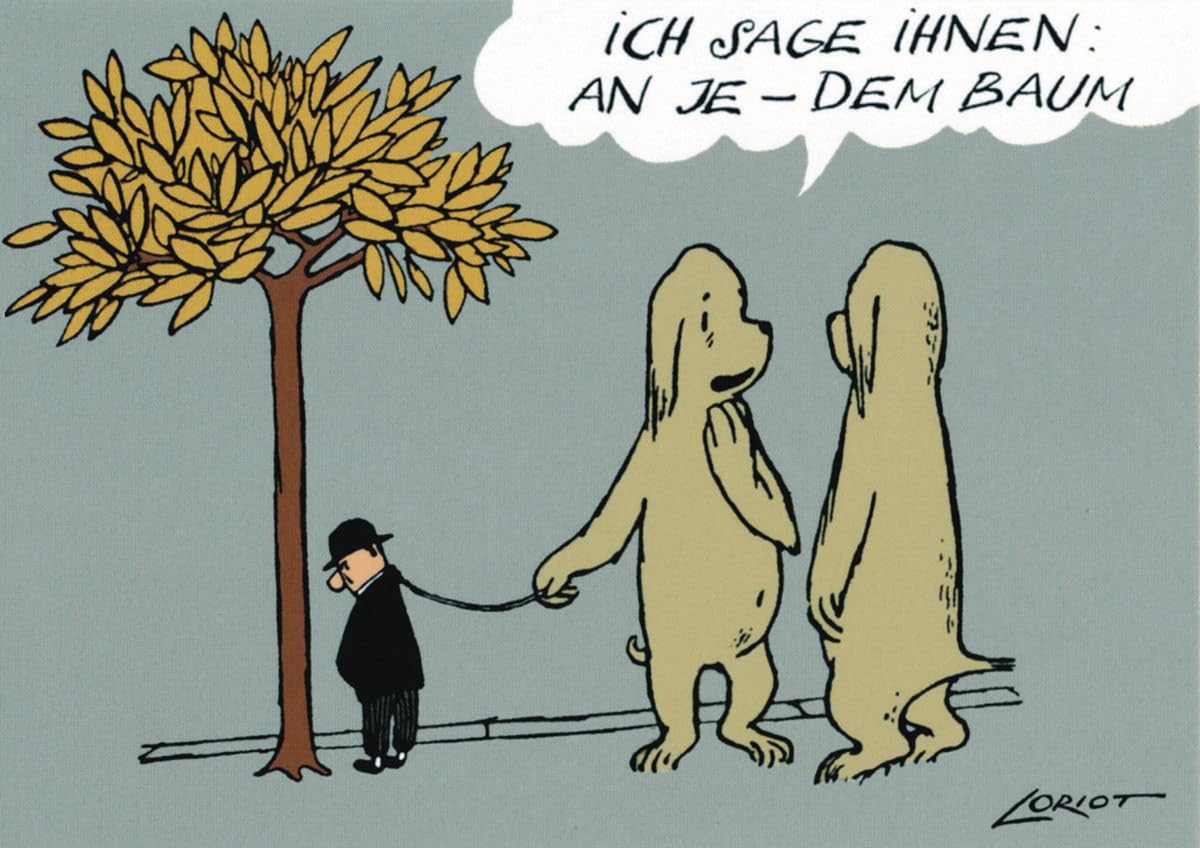 Inkognito Postkarten-Set Loriot 'Mann/Frau/Paar' – 10er Mix, Satire & Humor Vom Berliner Verlag