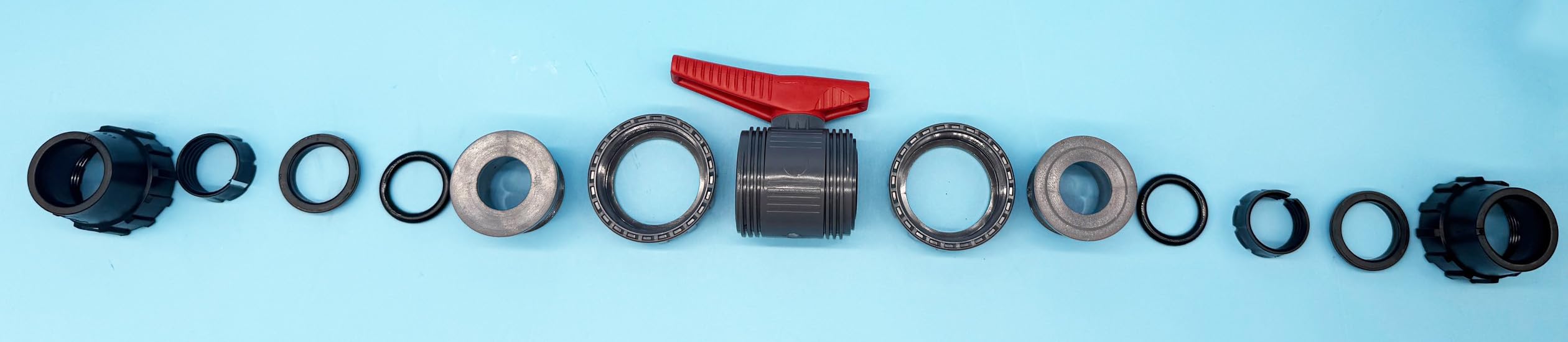 Valvula de Esfera para PE Presion | Valvula Desmontable para Polietileno | Pesion Maxima 16PN (50 mm)