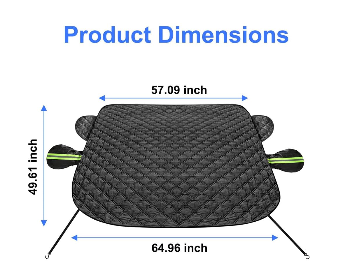 Couverture Pare-Brise Voiture Couverture Protege Pare Brise Givre Gel, Bache Pare Brise Voiture Repliable pour Renault Espace VI 2023