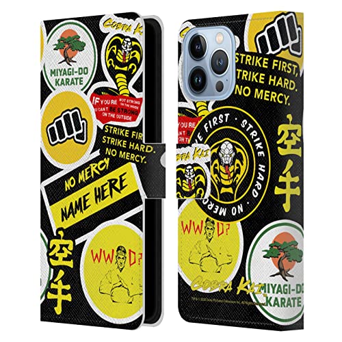 Coque Cobra Kai en cuir personnalisable pour iPhone 13 Pro Max