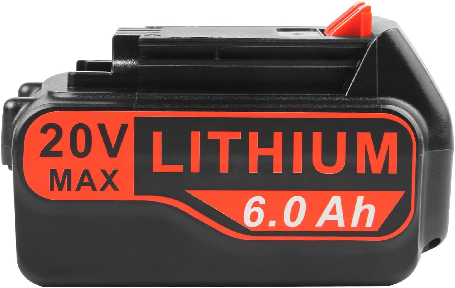 Futurebatt [1Pack 6.0Ah HIGH Output Long-Lasting 20V Lithium Battery for Black and Decker 20 Volt LB20 LBX20 LBXR20 LBXR20B LBXR2020 LBX4020 LB2X4020 LST220 Tool Battery