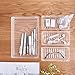 Kootek 12 Pcs Plastic Drawer Organizers Set 3-Size Versatile Desk and Bathroom Drawer Organizer Trays Storage Bins for Makeup Bedroom Kitchen Office (Clear)