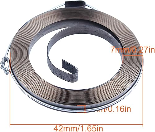 Miniatura 2 de Mtanlo Resorte de polea del conductor del arrancador del retroceso para Husqvarna 128Ld 128C 128Cd 128R Trimmer 585530301