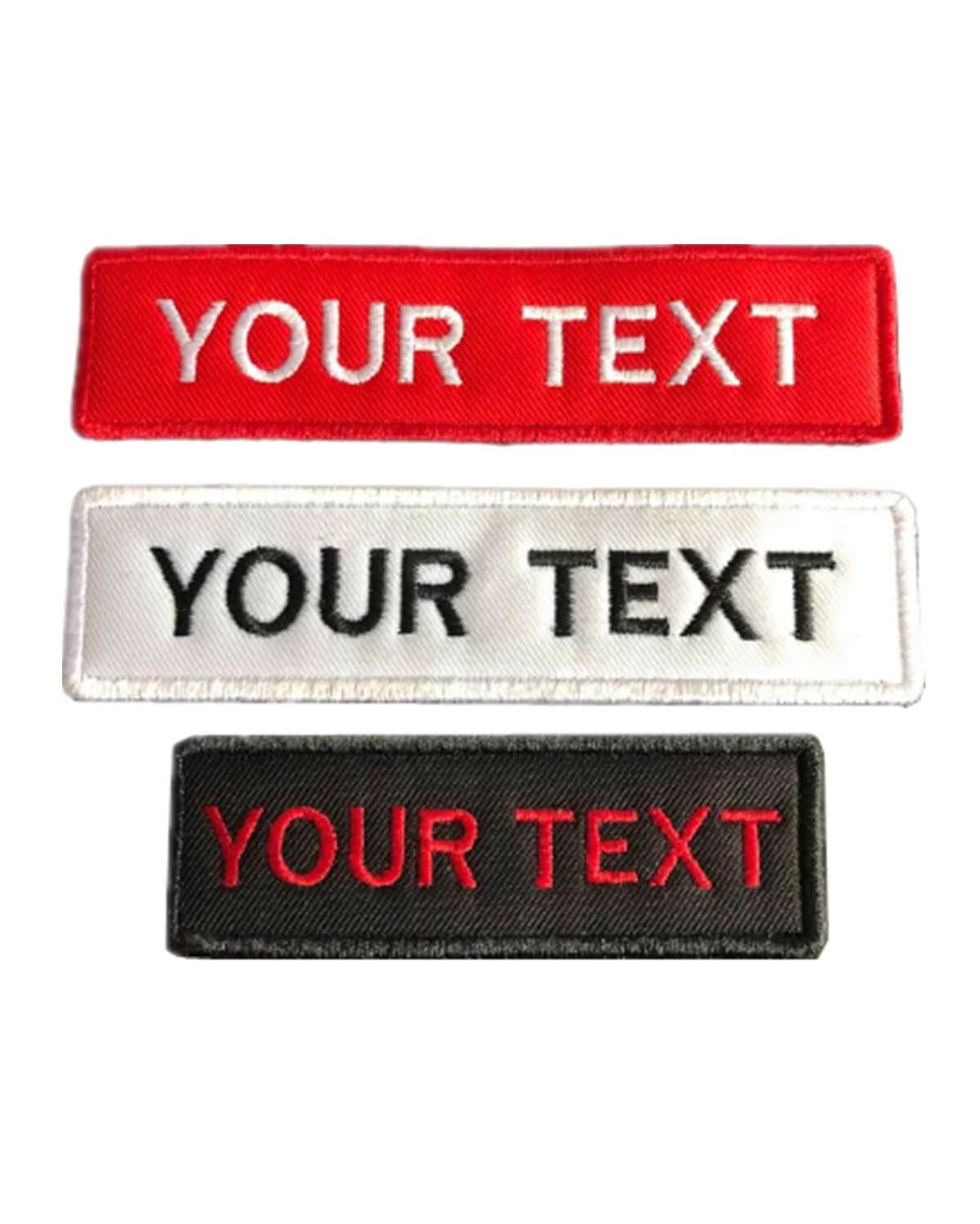 LOVE IT OR IT'S FREE** Custom NAME TAG Embroidered Iron on, Free