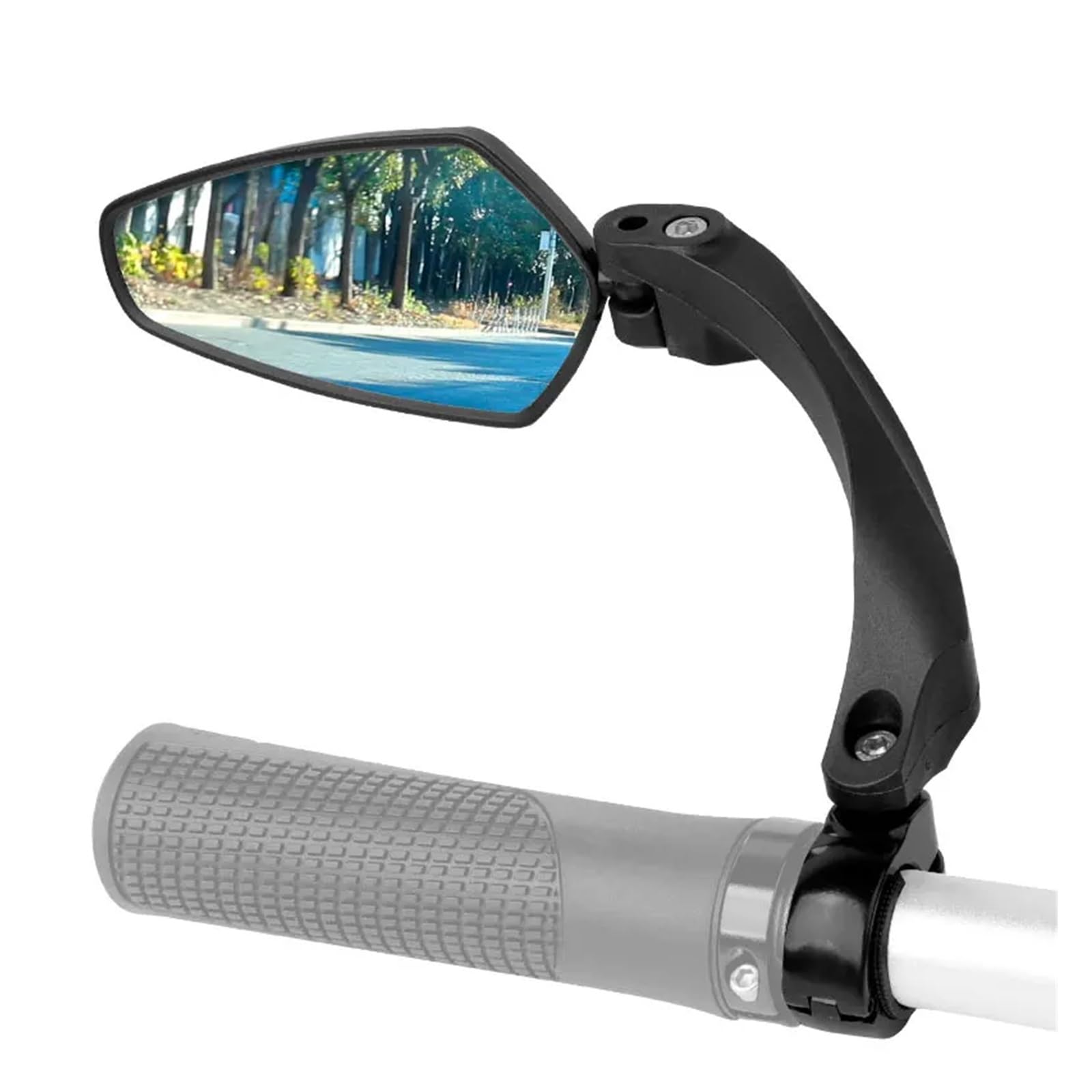 retroviseur velo Rétroviseur de cyclisme moto e-bike Scooter réflecteur de guidon vtt vélo Angles de vue larges rétroviseurs réglables(Right 2)