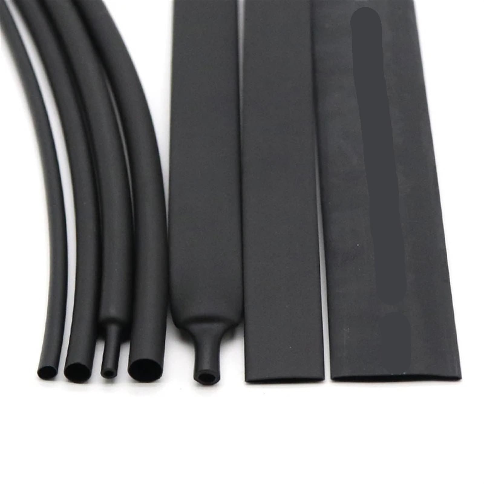 Guaina termorestringente, Guaina termorestringente Impermeabile con Rapporto 3:1, Guaina for Cavi Rivestita isolata, Diametro 1,5~50 mm, Senza Colla, for Cavi ordinati da 1 m(50MM-1M)