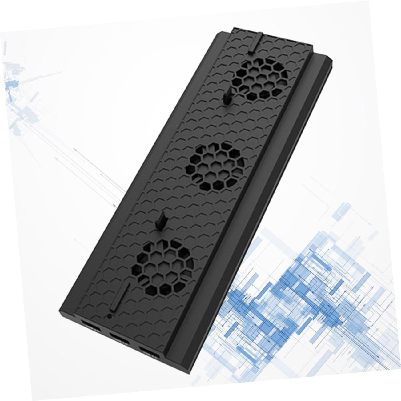 Hemobllo Ventola di Raffreddamento Controllo della Temperatura per Console di Gioco Hub Tre Porte USB Ventola Compatibile One Barra Luminosa Inclusa