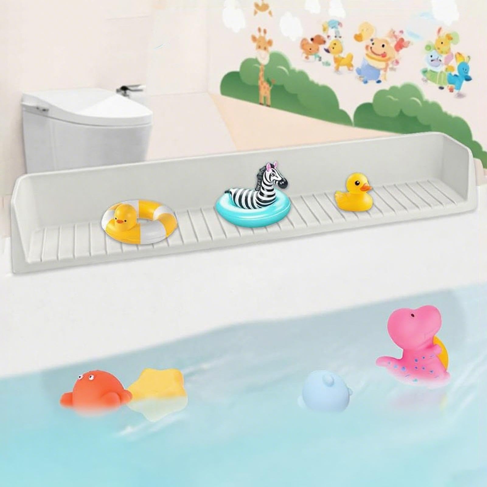 Protection anti-éclaboussures pour baignoire – Ventouse en silicone pour
