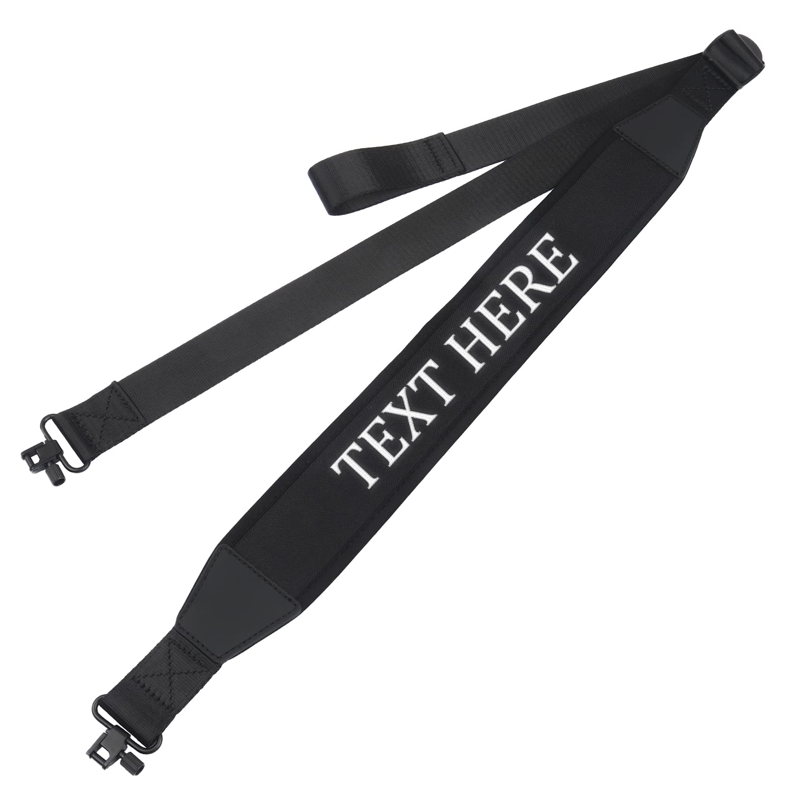 Personalized Custom Name 2 Point Gun Sling with Swivels,Length Adjustable
