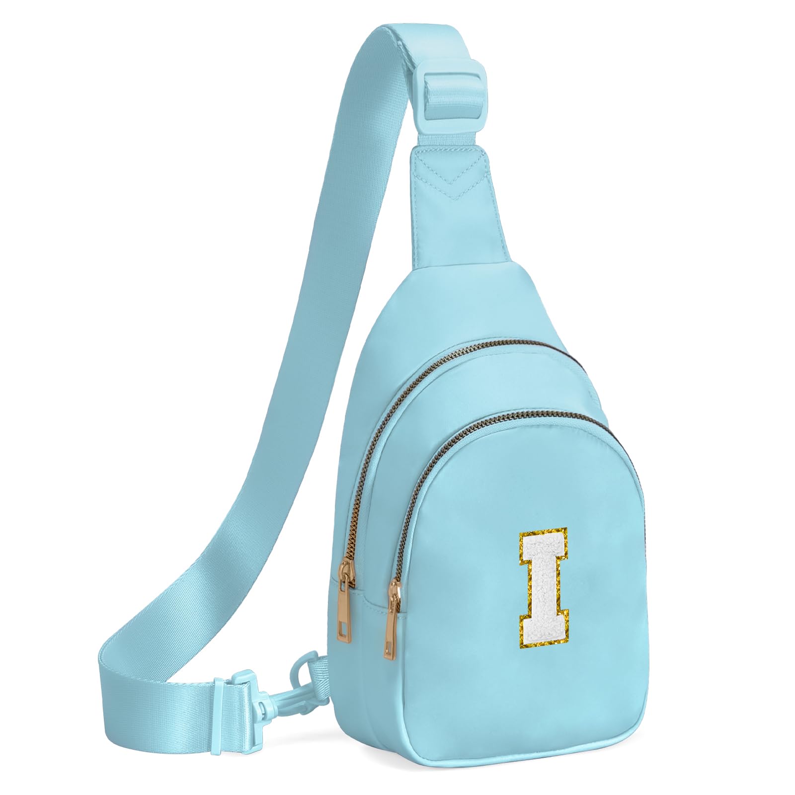 Viverte Birthday Gifts for 7 8 9 10 11 12 13 Year Old Girls Small Initial Sling Bag Cross Body Bag Fanny Pack for Girls