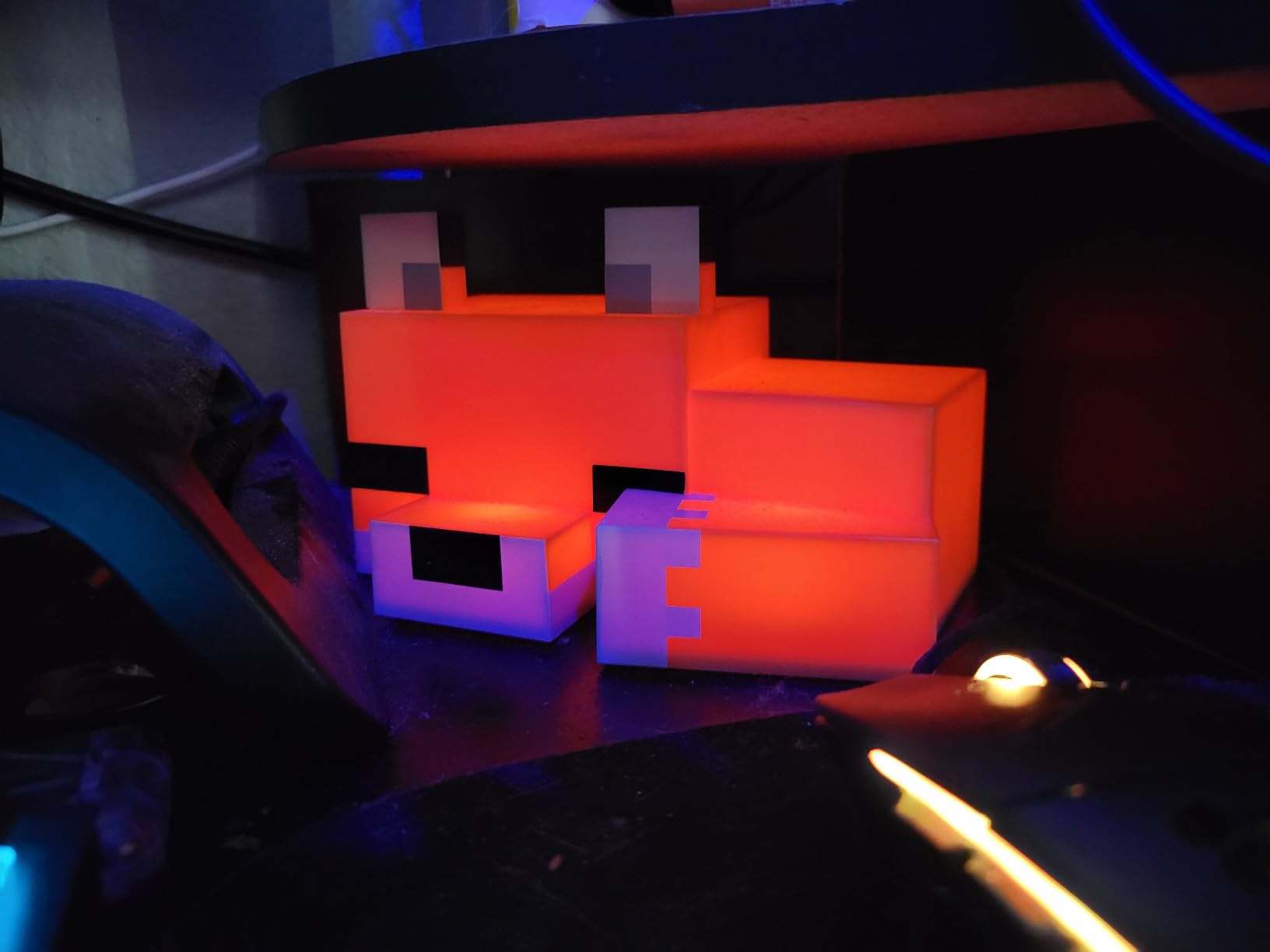 MC Cute Fox Night Light Soft Orange Glow photo review
