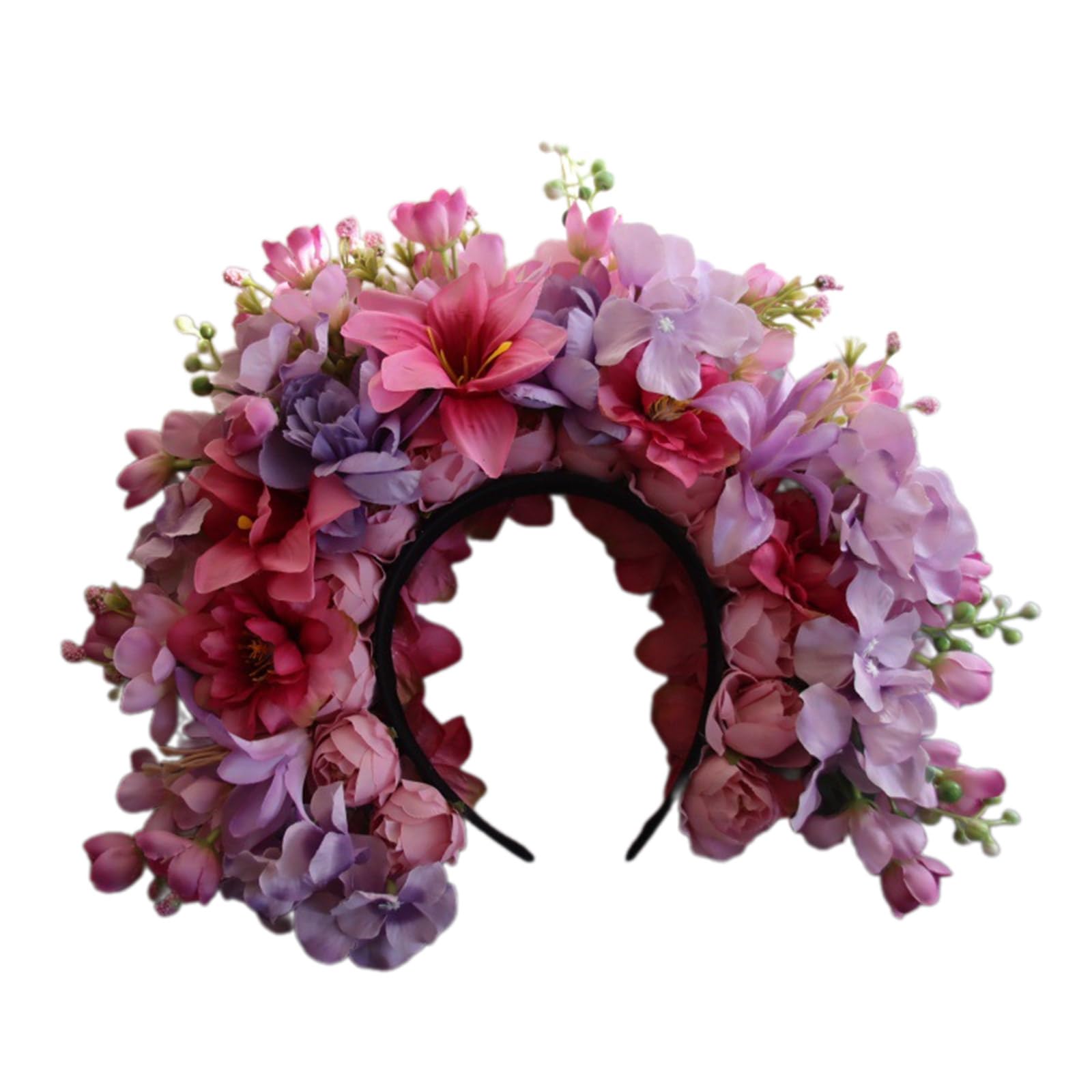 Brautgirlanden Blumenkronen Hochzeit Blumenstirnband Strandkranz Haarband Mädchen Haarschmuck Frauen Kopfreifen Requisiten Bequem