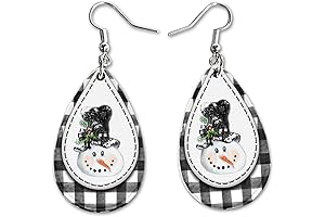 Snowman Earrings