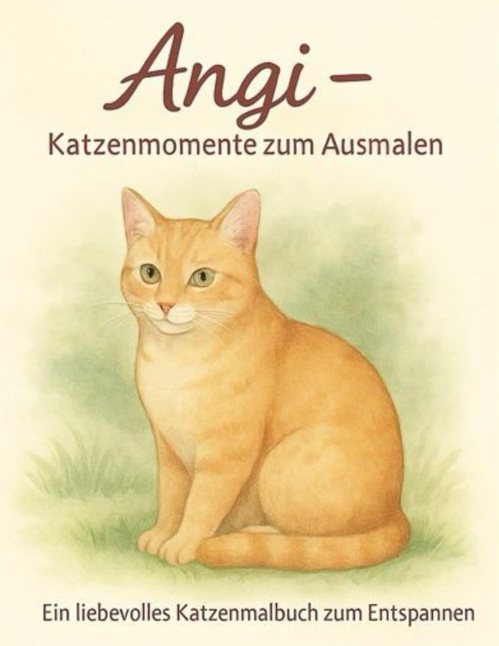 Angi – Katzenmomente zum Ausmalen: Ein liebevolles Katzenmalbuch zum Entspannen
