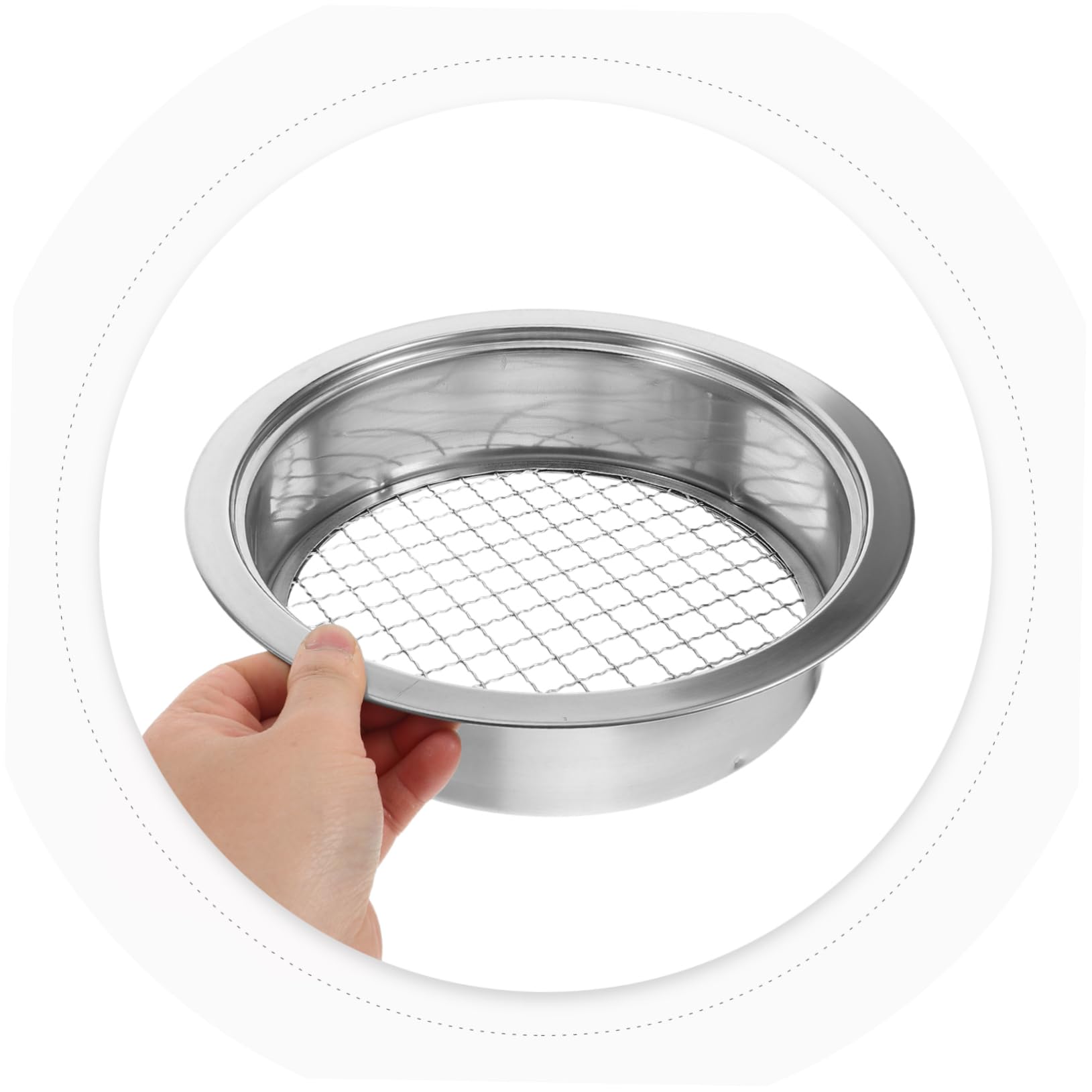 Tamis de Jardin en Acier Inoxydable pour Sable et Bonsaï, Set