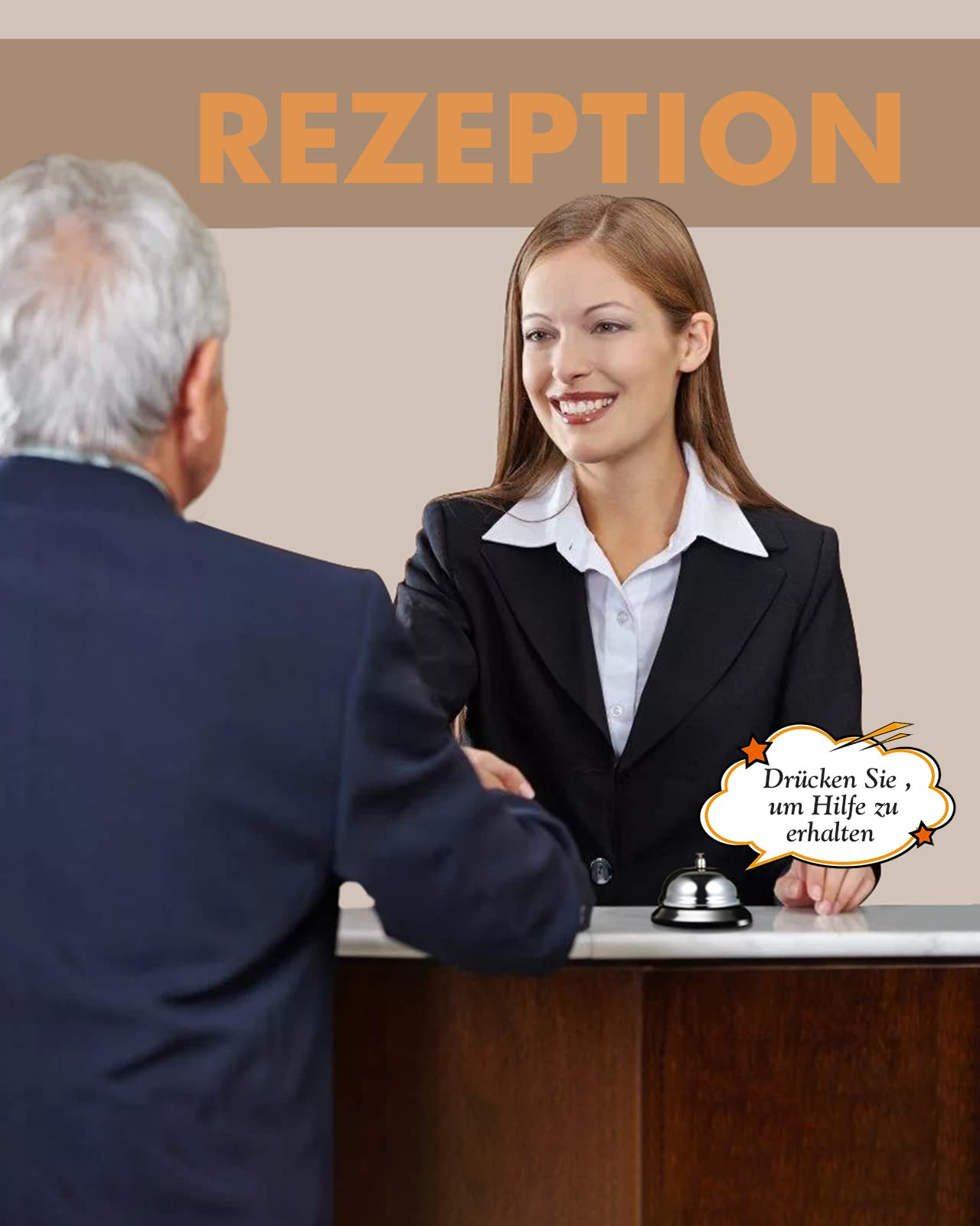Rufglocke,Tischglocke Lustig,Edelstahl-Klingel mit Rutschfester Basis,Rezeptionsklingel mit Knackigem Klingeln,Tischglocke Tischklingel Rezeptionsklingel,für Bar/Diät-Bar/Café/Restaurant(Rot Rufglocke,Tischglocke Lustig,Edelstahl-Klingel mit Rutschfester Basis,Rezeptionsklingel mit Knackigem Klingeln,Tischglocke Tischklingel Rezeptionsklingel,für Bar/Diät-Bar/Café/Restaurant(Rot