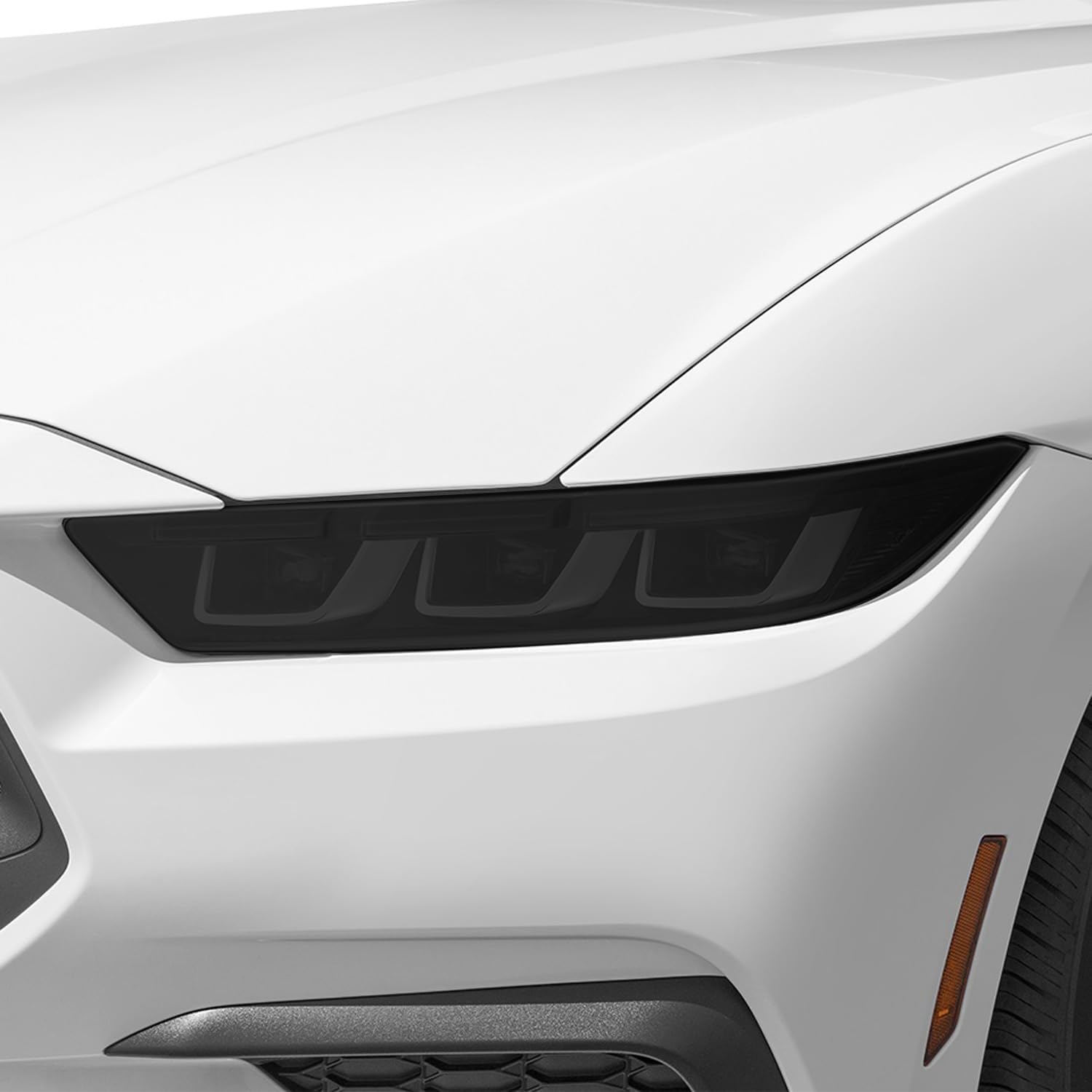SlickMod PreCut Vinyl Smoke Tint for 2024-2025 Ford Mustang Tail Light (Light Smoke, 1. Taillight)