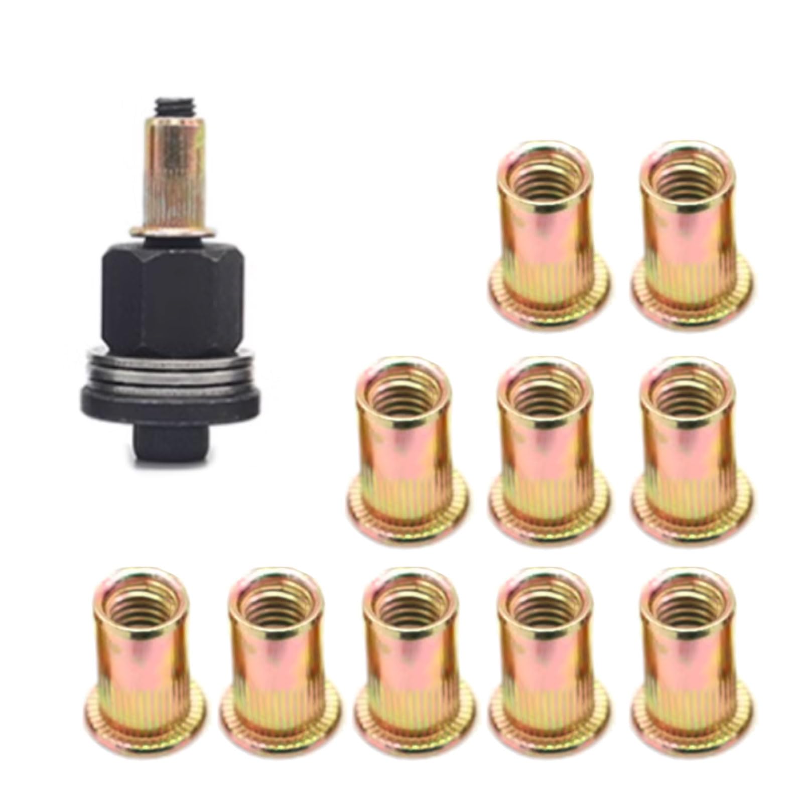 Msioytog M51 Ergonomic Hand Manual Rivet Nut Tool Set Accessories Suitable For Secure Fastening In Tight Areas Secure Fastening Needs Aluminum Alloy Rivet