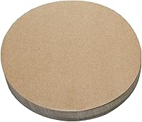 Vista 1 de Rondas de papel pergamino de 4 pulgadas, 300 unidades de papel de hamburguesa, uso para hornear pasteles pequeños, separar patty congelado, prensa