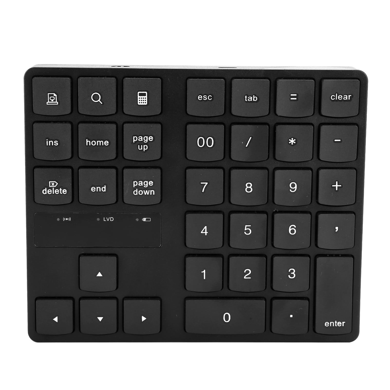 SUNGOOYUE Wireless Numeric Keypad, 35 Keys, 2.4G Technology, Portable Mini Design, 10M Range, Plug and Play Compatible with and-picture-28