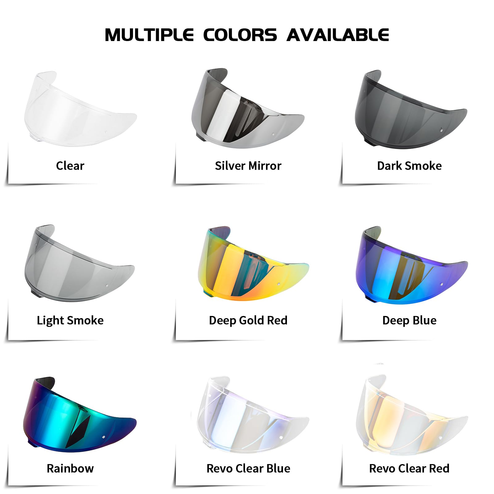Visiera per casco RF 1400, visiera colorata, per casco da moto, per CWR-F2 Z8 X15 NXR2, resistente ai graffi (rosso oro scuro)