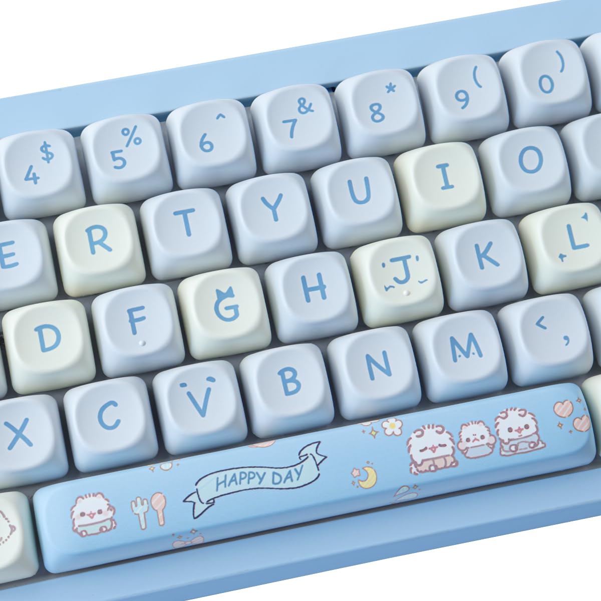 Amazon | Sunzit キーキャップ 145キー かわいい猫 PBT キーキャップ