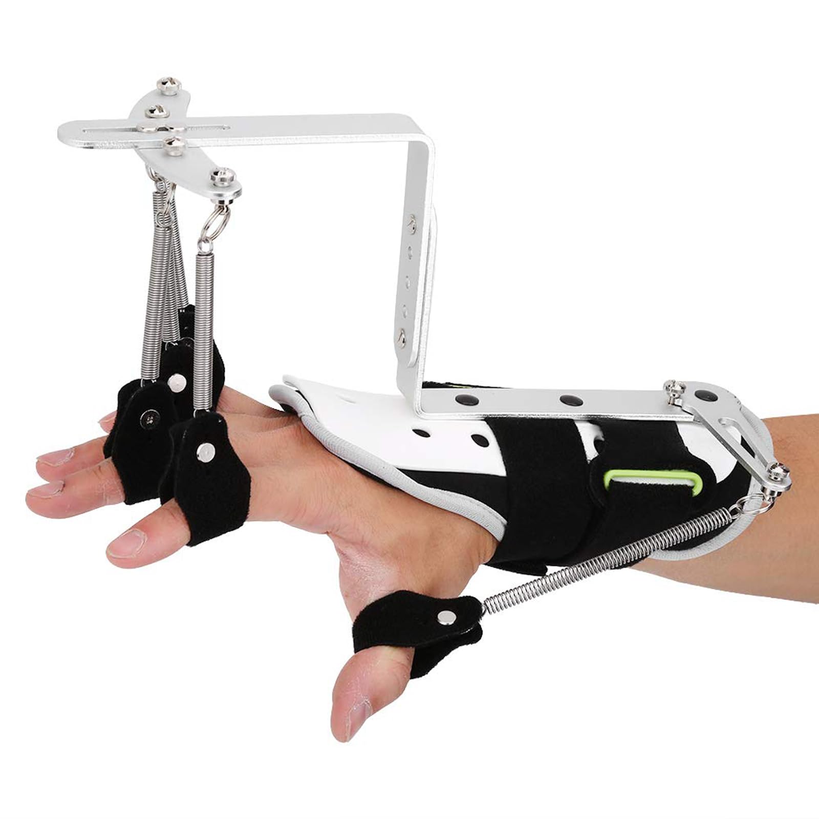 CUSMA Ortesis Ajustables para Muñeca Y Dedo, Dispositivo De Entrenamiento para Rehabilitación De Manos, para Ejercicios De Tendones De Pacientes con Hemiplejia por Accidente Cerebrovascular
