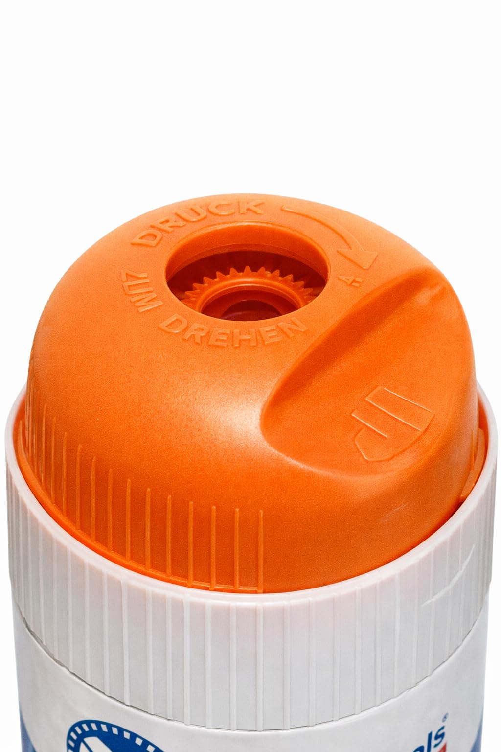 Markierungsspray leuchtend orange 12'er Pack mit Spezialsprühkopf, schnell trocknend