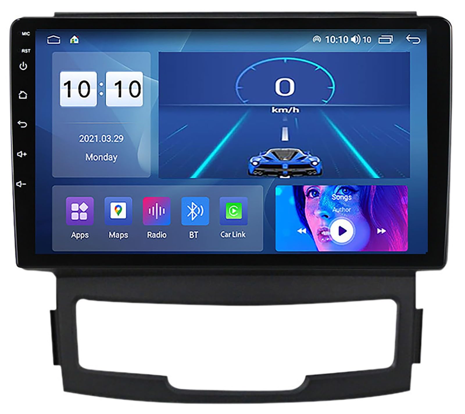 Autoradio Android 12 con GPS para SsangYong Korando 3 de 2010 a 2013 M700S
