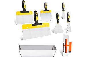 DEKEones Premium Stainless-Steel Drywall Knife Set: Perfect for Professionals and DIYers