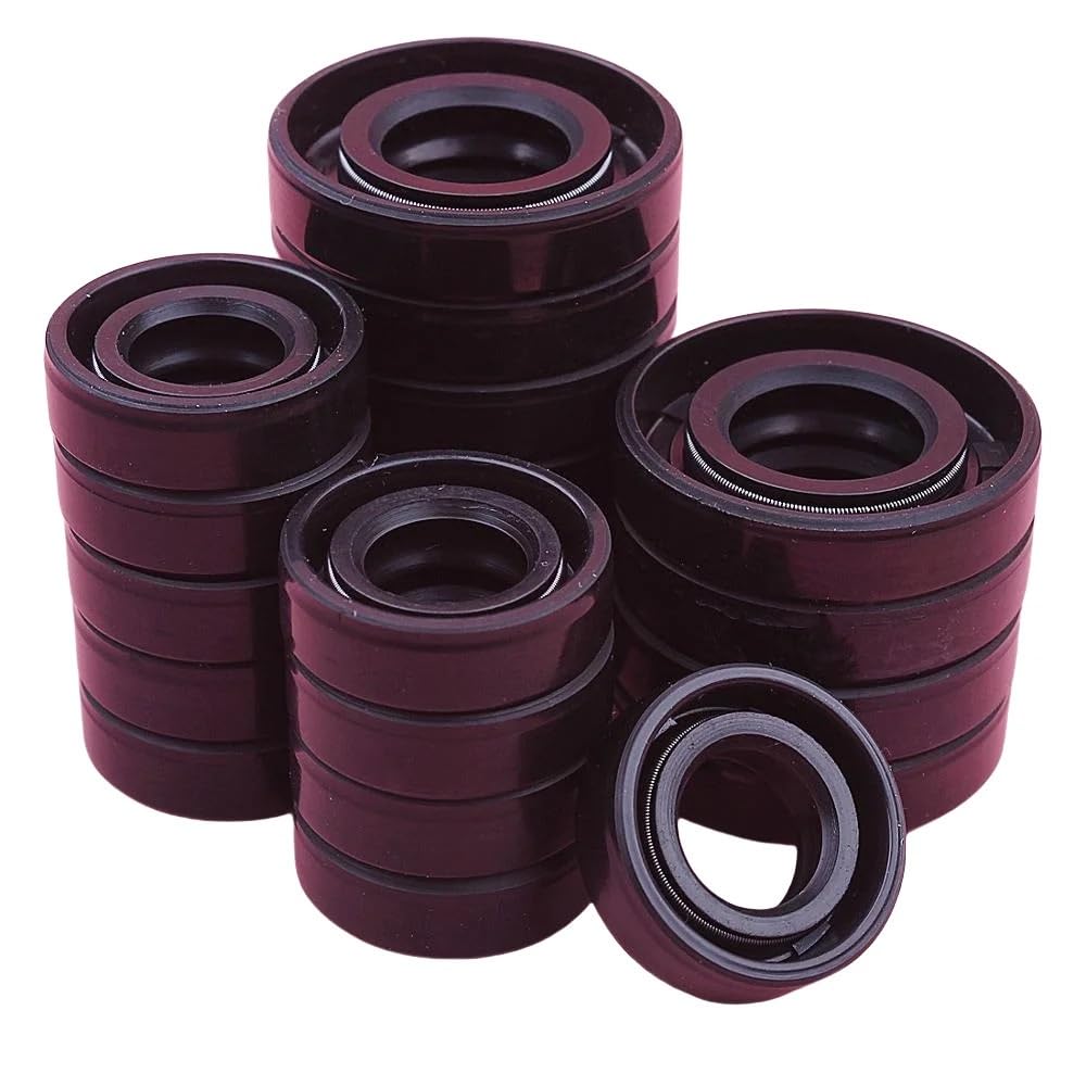 Kit di guarnizioni per albero motore 10 X per decespugliatore CG430 40-5 Trimmer 15x30x7, 12x22x7