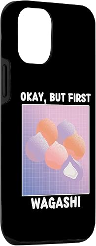 Miniatura 3 de iPhone 14 Pro Cute Kawaii Wagashi Okay, But First Wagashi Japanese Style Case