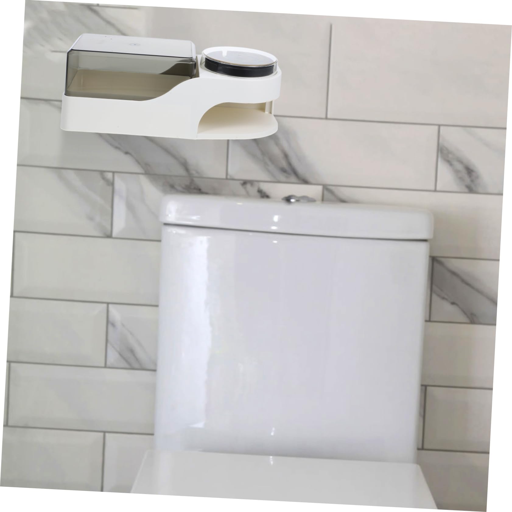 Alipis Porta Carta Igienica senza Foratura Colonnina Portarotolo da Bagno Porta Parete Organizzatore di Spazio Design Elegante per Casa e Ufficio