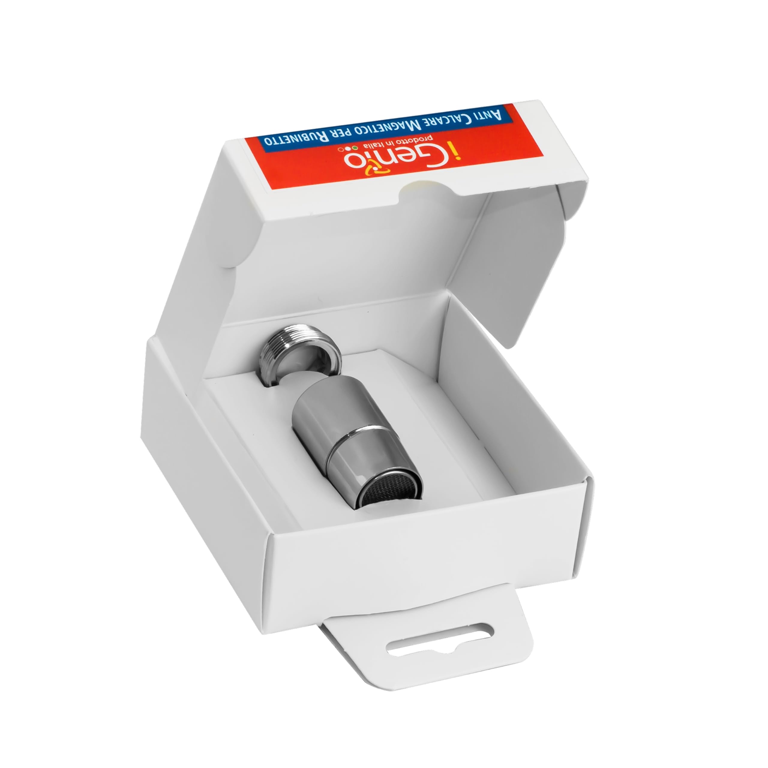 Ardes Ecocal AR5021 Raccordo Anticalcare Magnetico Per Elettrodomestici - Ottone Nichelato, 3/4, Durata Illimitata, Made In Italy