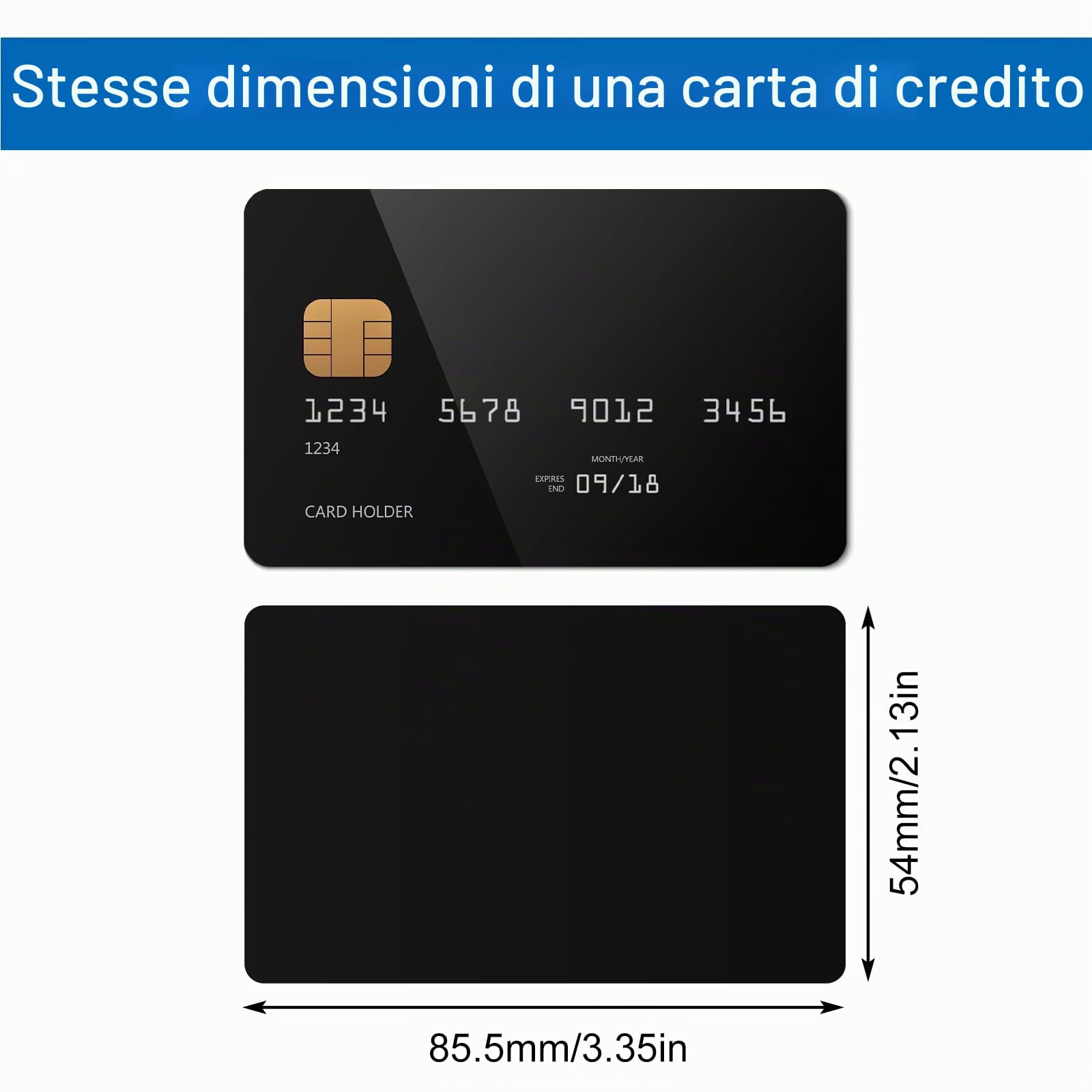 NFC NTAG 215 biglietti da visita riscrivibili in PVC 504 byte compatibili NFC