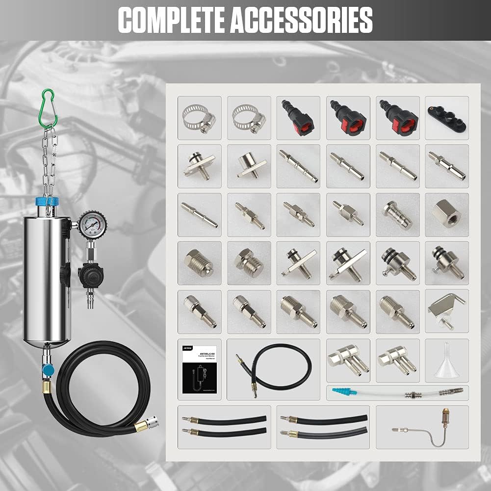 Fuel Injector Cleaner Tool Car Fuel System Cleaner Kit，Automotive Electrical Tester, Circuit Tester with Light and Buzzer : Automotive