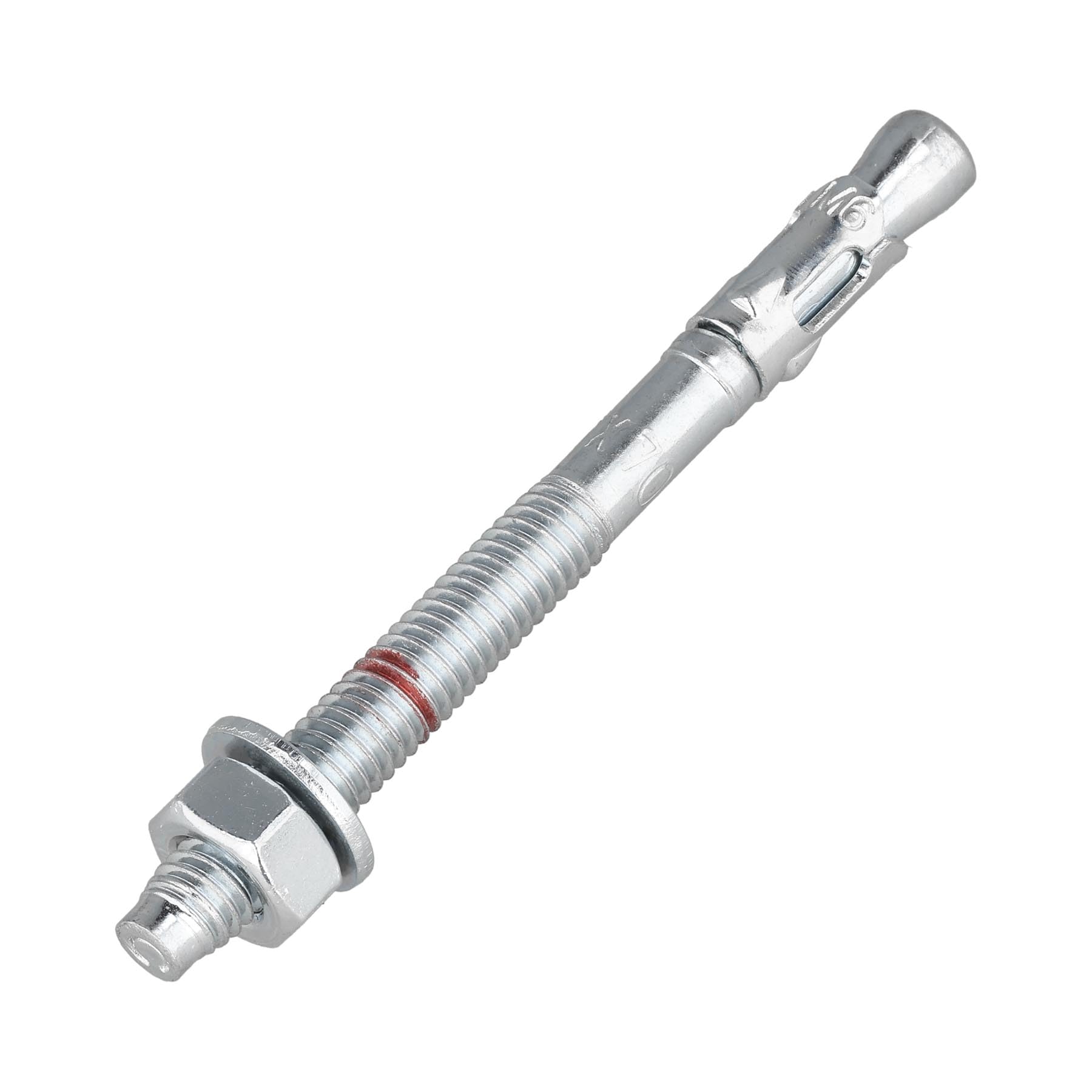 SCREW REBEL Bolzenanker M6x60mm – 200 Stück - Schwerlastanker für ungerissenen Beton – ETA-Zulassung Option 7 - SW10 - Keilanker Ankerbolzen Schwerlastdübel Industriequalität verzinkt