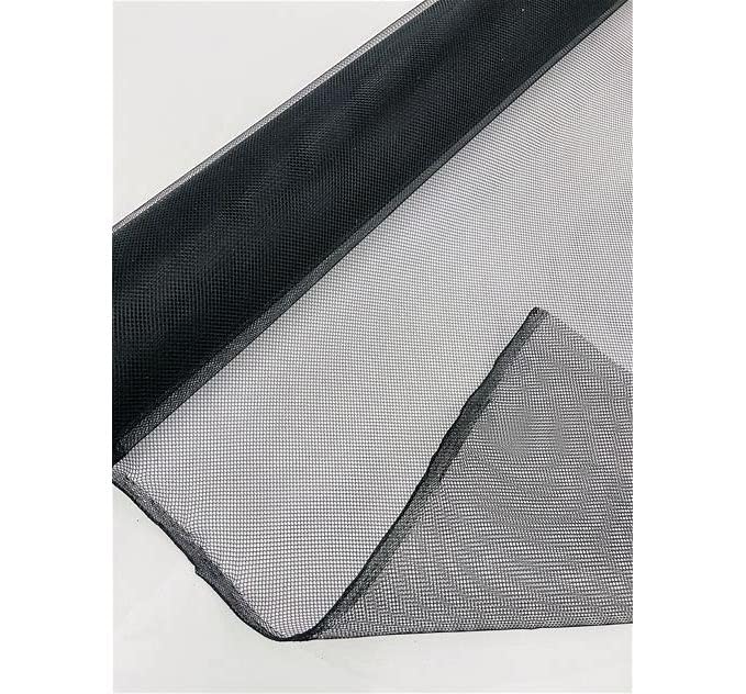Valentina Textile Inc. Petticoat Hard Net Fabric Stiff Tulle Mesh Can-Can Net Wrap-Around Mesh(50 Yard Black)