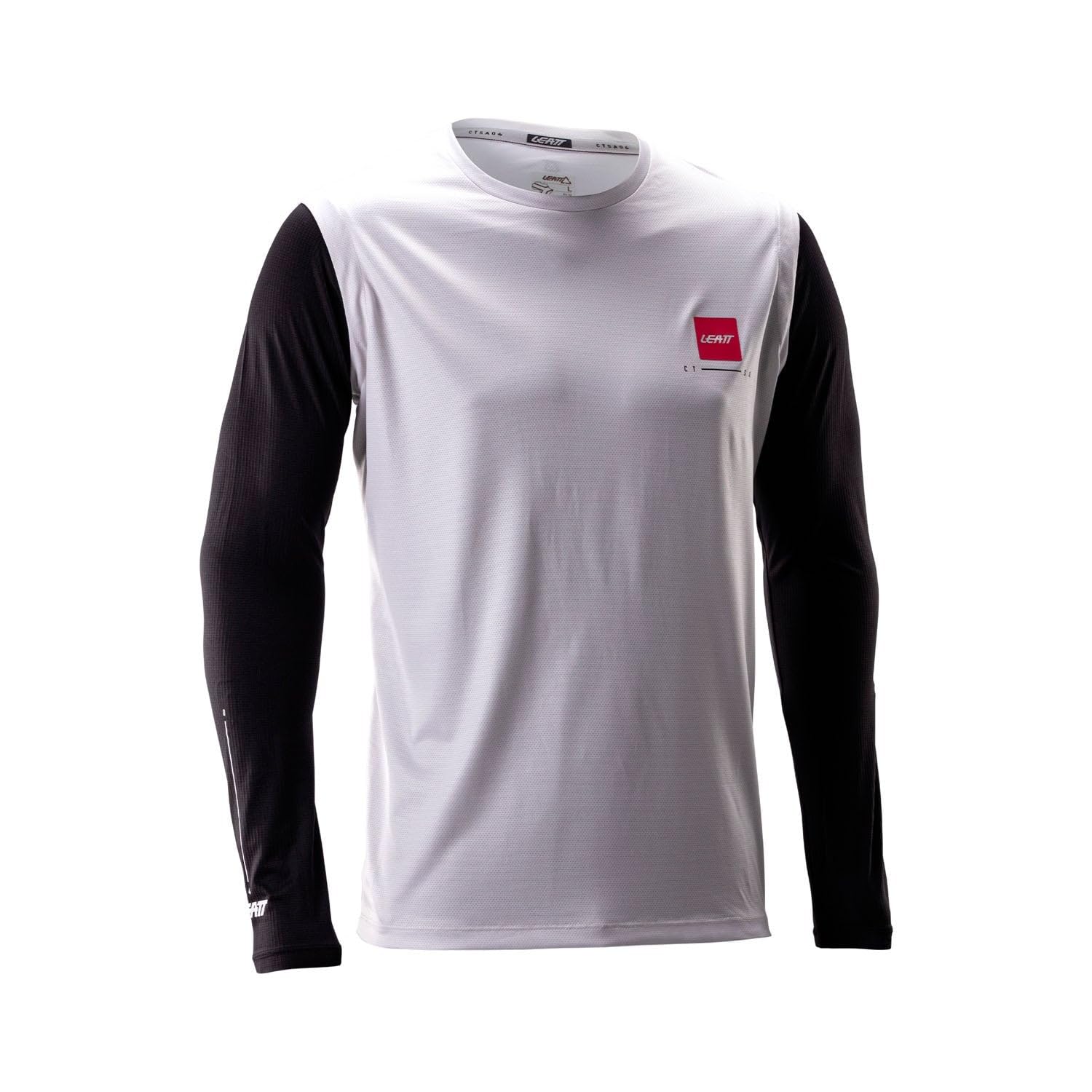Leatt Gravity 2.0 MTB Jersey V26 - Lightweight, Breathable Downhill & Enduro Mountain Bike Jersey for Men White