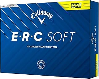 キャロウェイ(Callaway) ゴルフボール ERC SOFT 25 TRIPLE TRACK 1ダース(12個入り) 3ピース構造