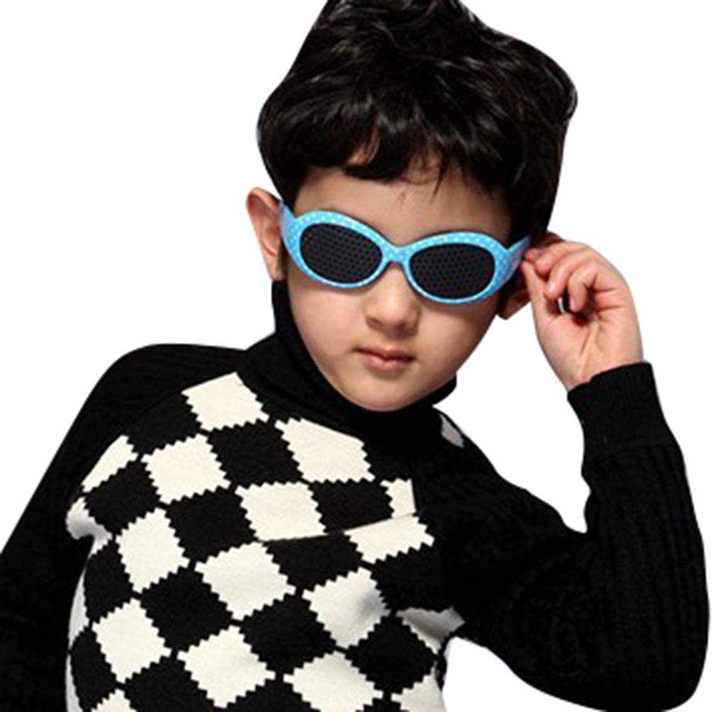 HongmaPinhole Glasses Eyesight Improve Vision Care Training Eyes Exercise Pinhole Glasses Anti-Fatigue Eyesight Vision Care Glasses for Eyesight Strengthening