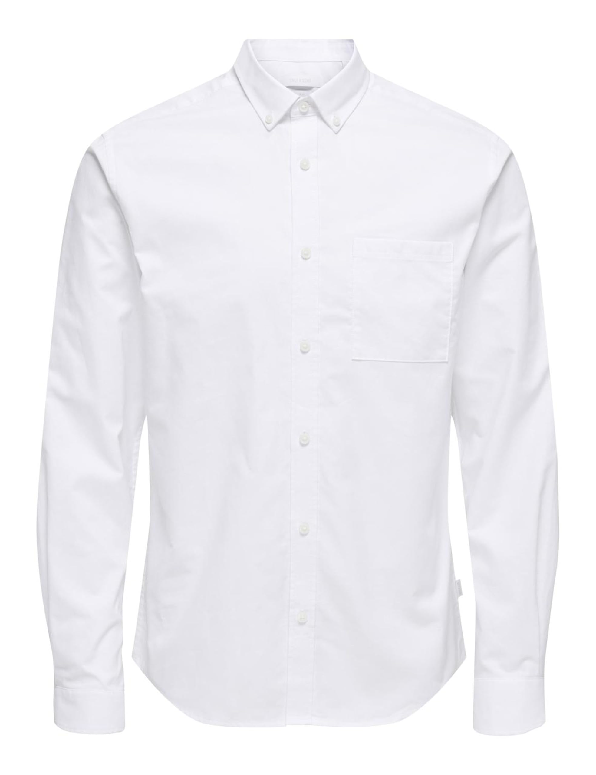 ONLY & SONS Male Oxford Shirt Onsalvaro Oxford Shirt White (White White)