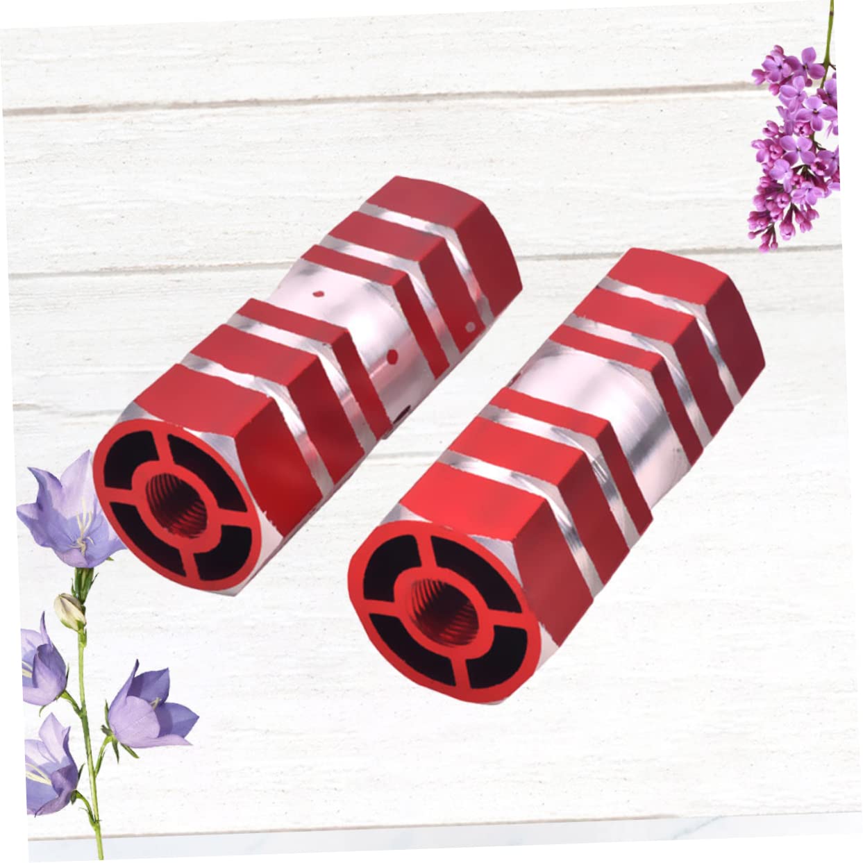 WHAMVOX Alloy Peg Sturdy Pedal Bike Peg for Repairing Red Pedal Footpeg for Mountain Bike Accessory