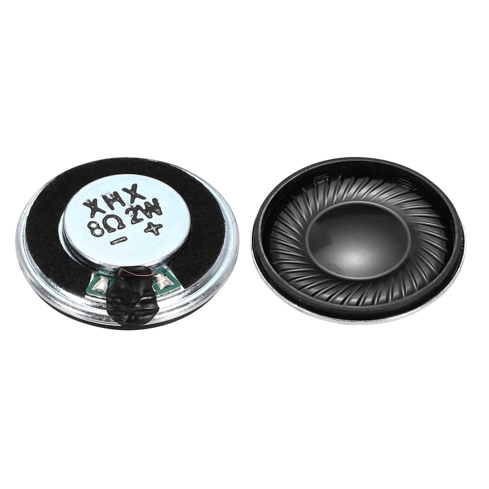 QUARKZMAN 8 sztuk 2 W 8 Ohm małe głośniki metalowa okrągła metalowa obudowa wewnętrzny magnetyczny głośnik mini DVD EVD przenośny multimedialny samochód reklamowy