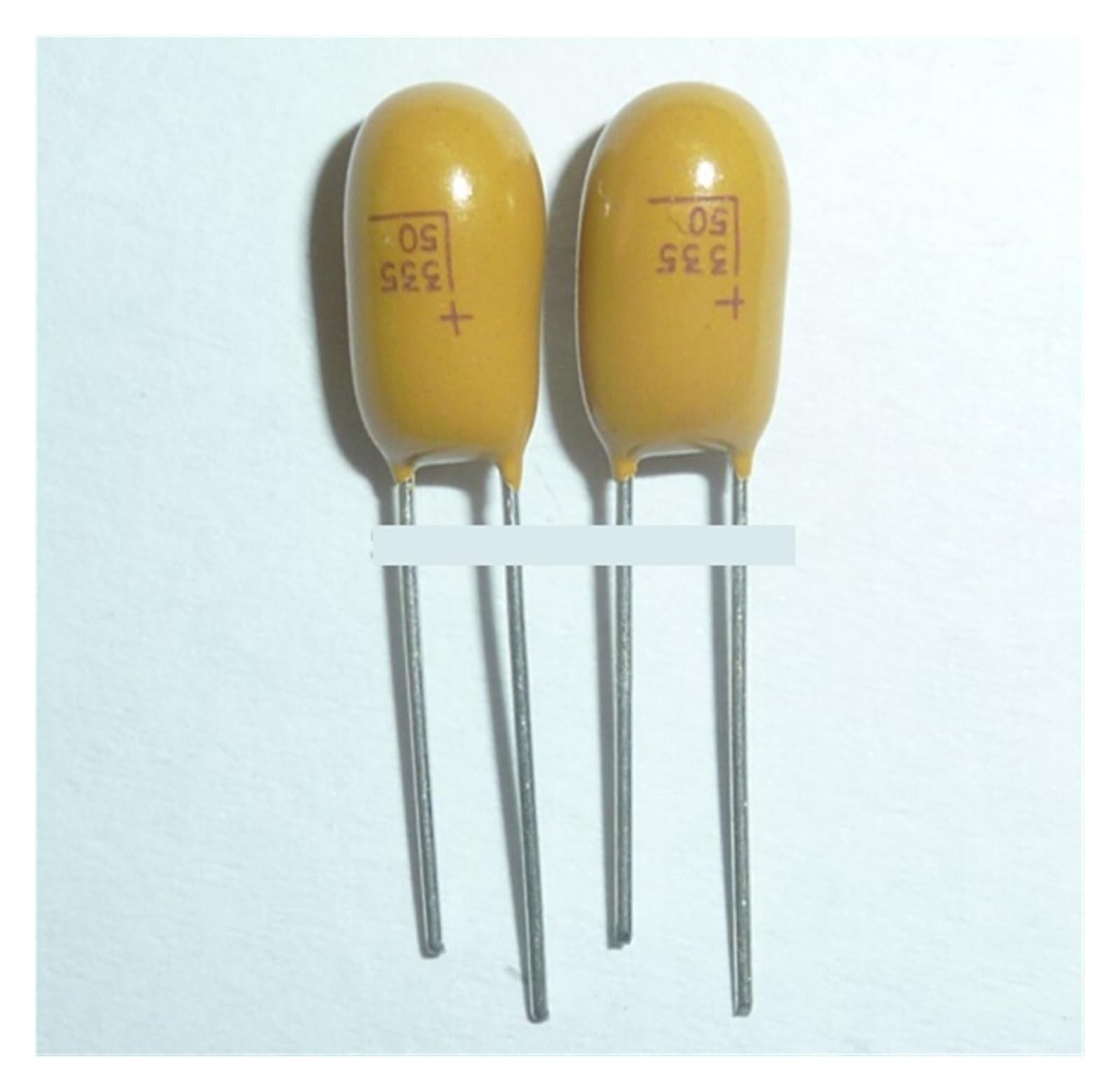 AARTERZZA 10pcs Tantalum Capacitor 3.3uF 50V 335 50V3.3uF Dip Radial