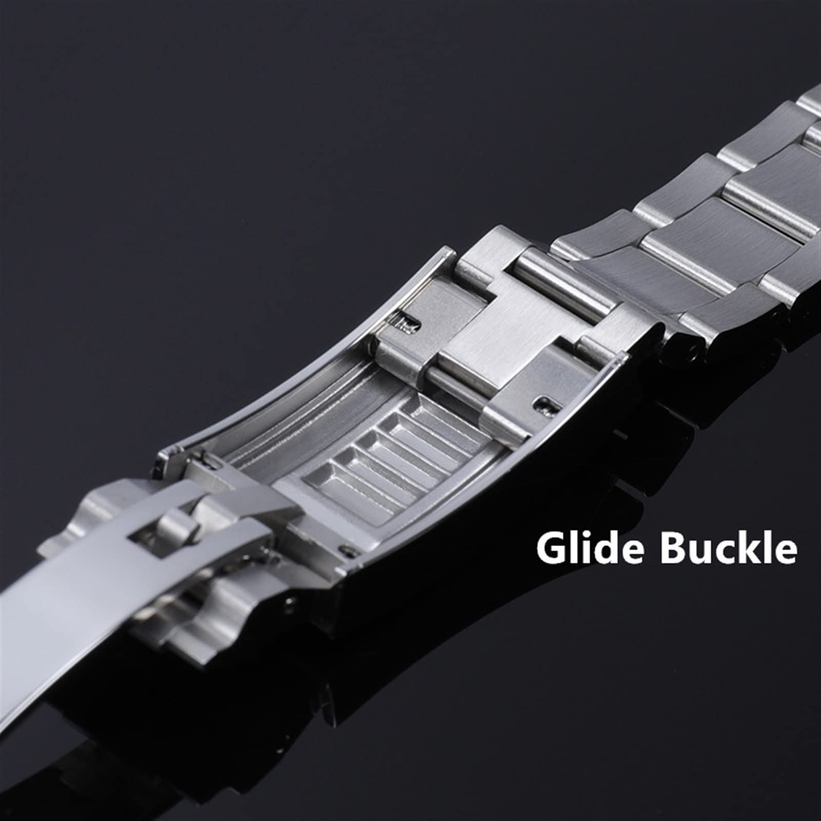 Amazon.com: FULNES Brushed 904L Stainless Steel 20mm Watch Band 