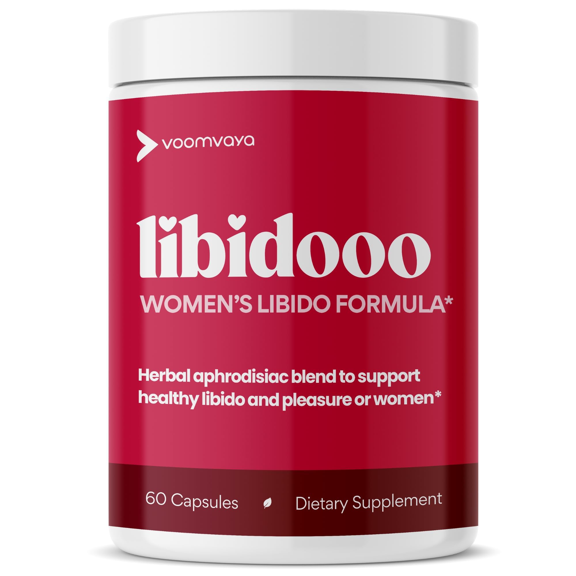 VoomVaya Libidooo - Libido Booster for Women Over 40 | Female Libido Booster with Horny Goat Weed, Tribulus Terrestris & Damiana Leaf  Ignite Desire, Energy & Confidence  60 Capsules