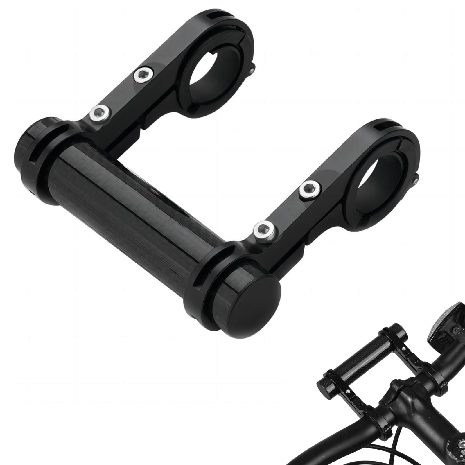 VIFER Fahrrad Lenker Erweiterung, Fahrrad Lenker Verlngerung Halterung  Doppelhalterung Fahrradlenker Extender fr Fahrradlicht Taschenlampe  Smartphones GPS-Gerte (10cm) : Amazon.de: Sport & Freizeit